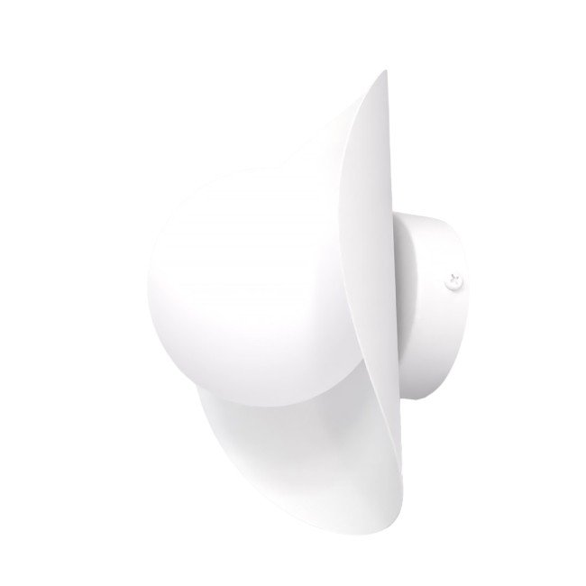 Aplique de pared Onivia M blanco