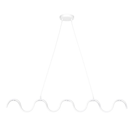 Lámpara colgante Ondessa blanco (5 luces)