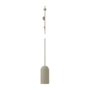 Lámpara de pie Tandem moka (4 luces)