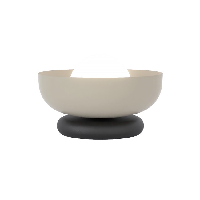 Lámpara de mesa Fenko moka+negro