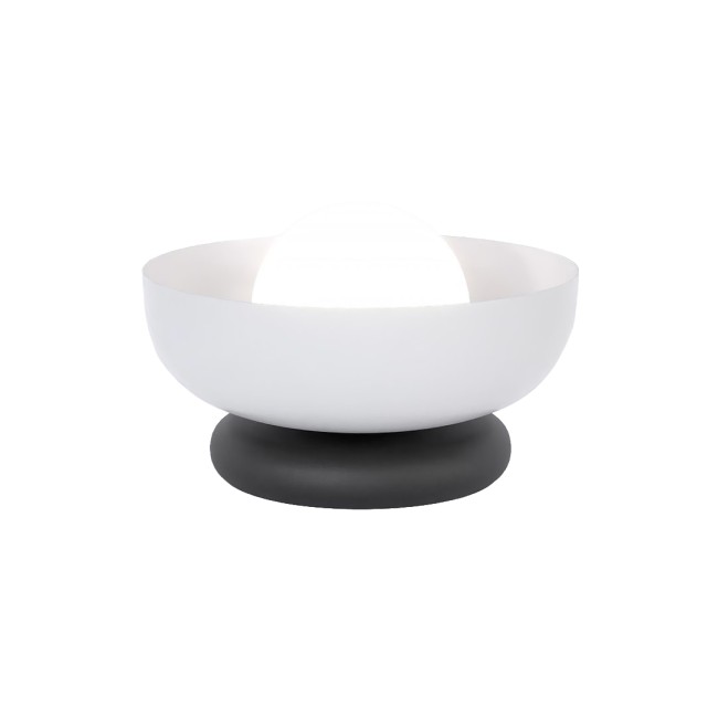 Lámpara de mesa Fenko gris+negro