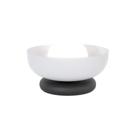 Lámpara de mesa Fenko gris+negro