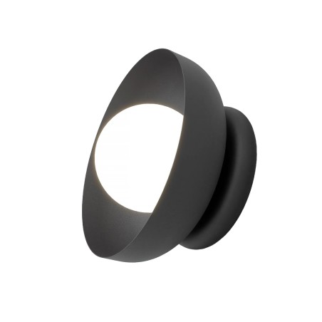 Aplique de pared Fenko negro