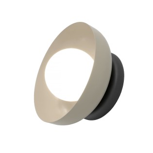 Aplique de pared Fenko moka+negro