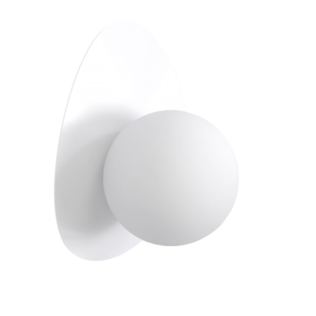 Aplique de pared Neru blanco