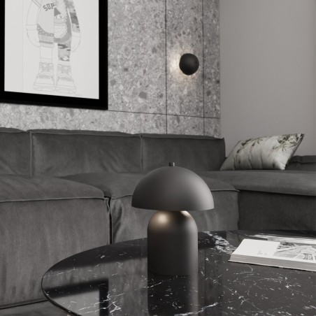 Lámpara de mesa Konvi negro (2 luces)