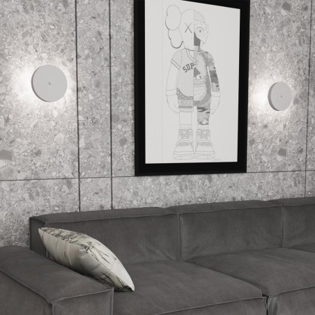 Aplique de pared Zuko blanco (2 luces)