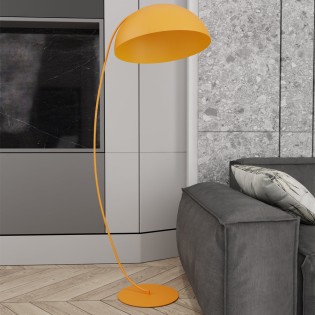 Lámpara de pie Lynox naranja