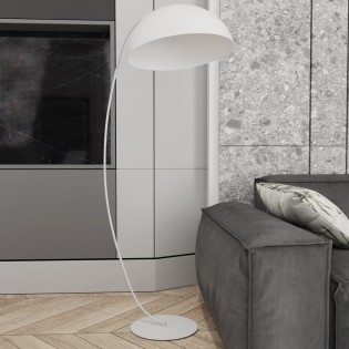 Lámpara de pie Lynox blanco