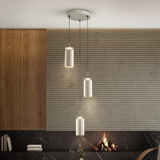 Lámpara colgante LED Alfara (3x8W)