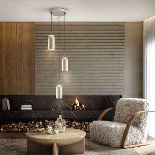 Lámpara colgante LED Alfara...