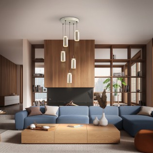 Lámpara colgante LED Alfara...