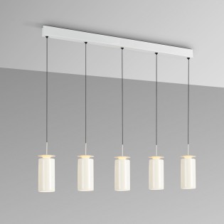 Lámpara colgante LED Alfara II (5x8W)