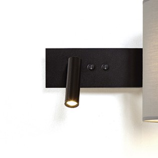 Aplique de pared con lector LED Torso L (3W)