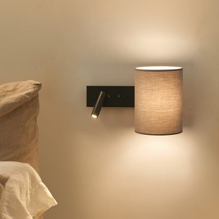 Aplique de pared con lector...