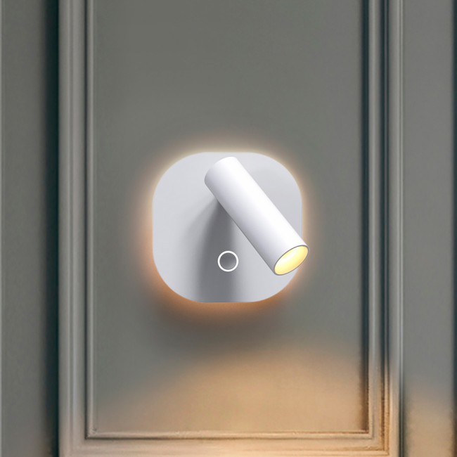 Aplique lectura LED Biblio (6W+2.1W)