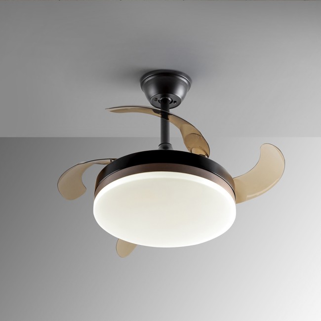 Ventilador LED aspas retráctiles Vento Mini CCT Dim (24W)