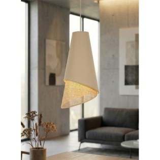 Lámpara colgante Vist Ratán (3 luces)