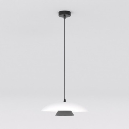 Lámpara colgante Tisa Blanco+Negro