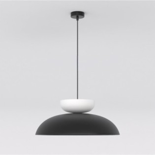 Lámpara colgante Sava Negro+Blanco