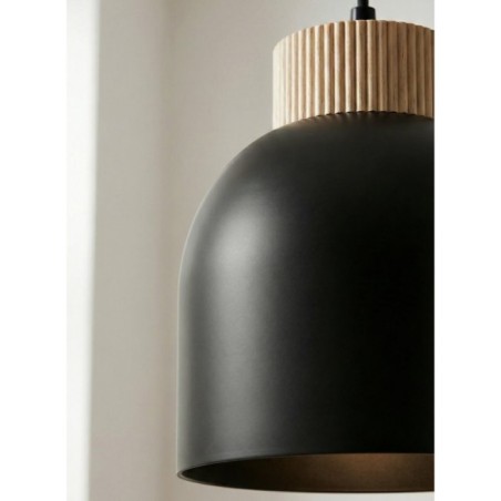 Lámpara colgante Prut Negro (3 luces)