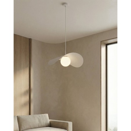 Lámpara colgante Nera L Blanco