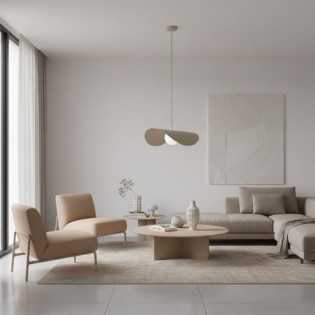 Lámpara colgante Nera L Moca