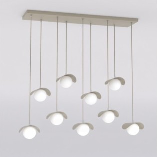 Lámpara colgante Nera Moca (9 luces)