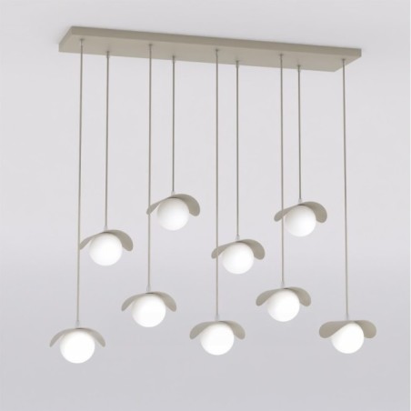 Lámpara colgante Nera Moca (9 luces)