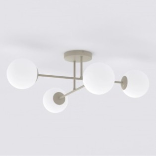 Lámpara de techo Drin Moca Opal (4 luces)