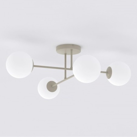 Lámpara de techo Drin Moca Opal (4 luces)