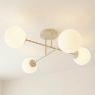 Lámpara de techo Drin Moca Opal (4 luces)