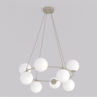 Lámpara colgante Ibar Opal (9 luces)