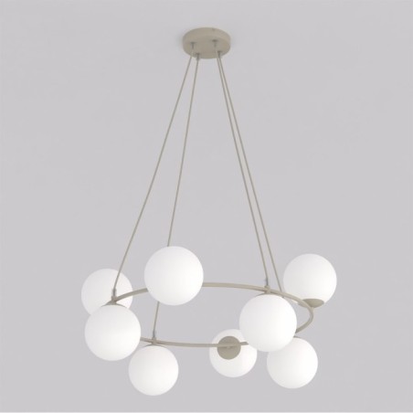 Lámpara colgante Ibar Opal (9 luces)