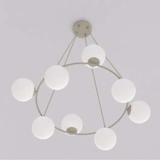 Lámpara colgante Ibar Opal (9 luces)