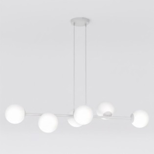 Lámpara colgante Odra Gris Opal (6 luces)