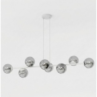 Lámpara colgante Odra Gris Grafito (8 luces)