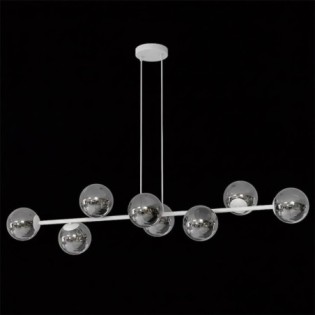 Lámpara colgante Odra Gris Grafito (8 luces)