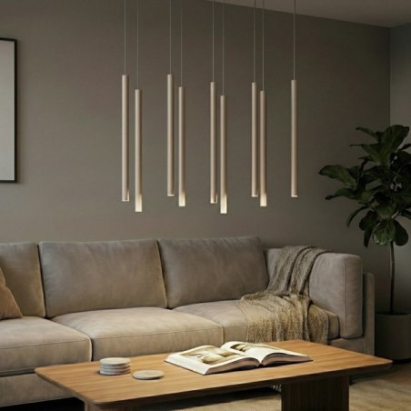 Lámpara colgante Uza Moca (9 luces)