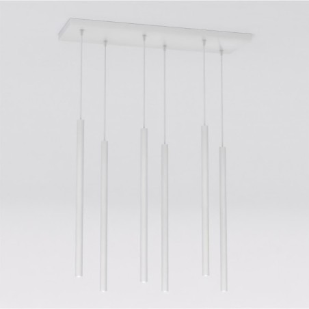 Lámpara colgante Uza Gris (6 luces)