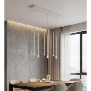 Lámpara colgante Uza Gris (6 luces)