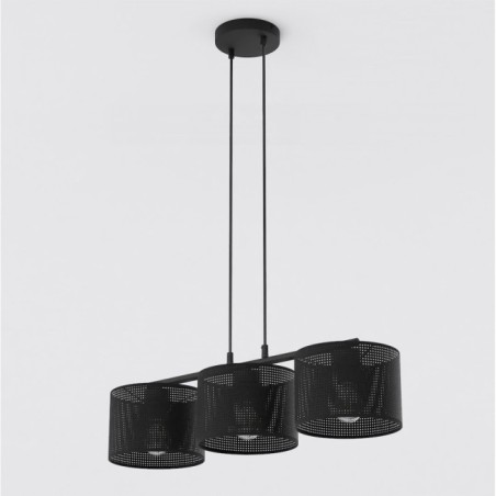 Lámpara colgante Velto Negro (3 luces)