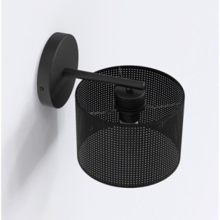 Aplique de pared Velto Negro