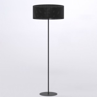 Lámpara de pie Velto Negro