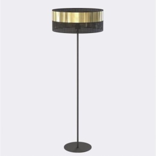 Lámpara de pie Velto Negro+Oro