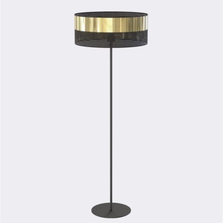Lámpara de pie Velto Negro+Oro