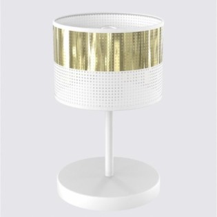 Lámpara de mesa  Velto Blanco+Oro
