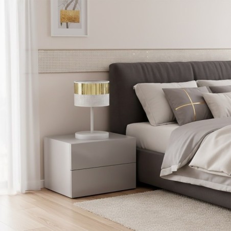 Lámpara de mesa  Velto Blanco+Oro