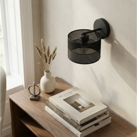 Aplique de pared Lomis Negro