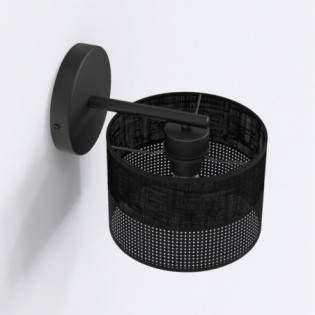 Aplique de pared Lomis Negro